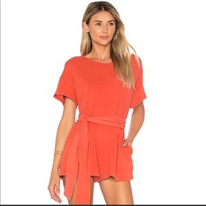 NWT Easy Street Cloth Romper by Free People 🧡🧡